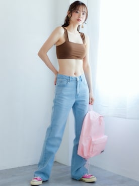 「miclat（ミクラ）のアイテム」を使った、nissen Smile Modelsさん（レディース・167cm）の春コーディネート