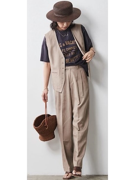 nissen Smile Modelsさん(レディース・167cm)の春コーディネート