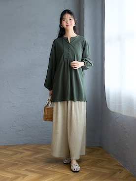 nissen Smile Modelsさん（レディース・167cm）の春コーディネート