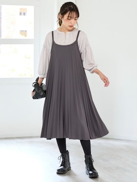 「アイテム（ワンピース）」を使った、nissen Smile Modelsさん（レディース・170cm）の夏コーディネート