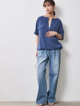 「CHIC STYLE」｜nissen Smile Modelsさん（レディース・163cm）の春コーディネート