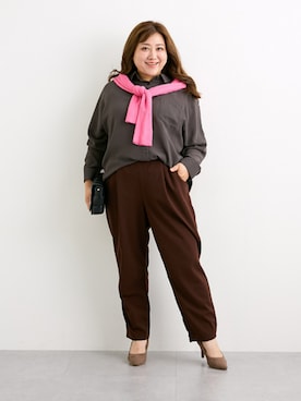 nissen Smile Modelsさん（レディース・155cm）の秋コーディネート
