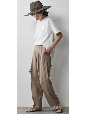 nissen Smile Modelsさん（レディース・167cm）の夏コーディネート