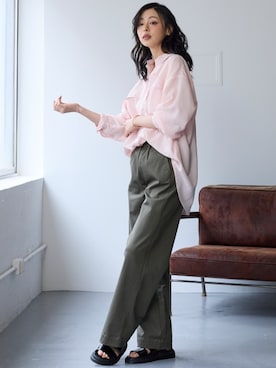 nissen Smile Modelsさん（レディース・165cm）の春コーディネート