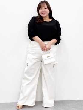 nissen Smile Modelsさん（レディース・158cm）の冬コーディネート