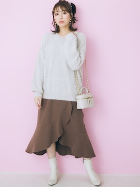 nissen Smile Modelsさん（レディース・162cm）の夏コーディネート