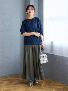 nissen Smile Modelsさん（レディース・160cm）の春コーディネート