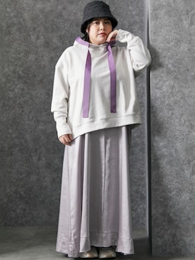 nissen Smile Modelsさん（レディース・158cm）の冬コーディネート