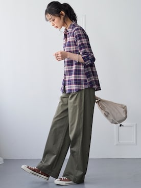 nissen Smile Modelsさん（レディース・165cm）の春コーディネート