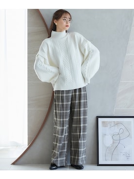 nissen Smile Modelsさん（レディース・166cm）の秋コーディネート