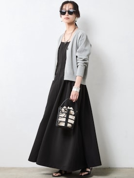「CHIC STYLE」｜「アイテム（ワンピース/ドレス）」を使った、nissen Smile Modelsさん（レディース・163cm）の春コーディネート