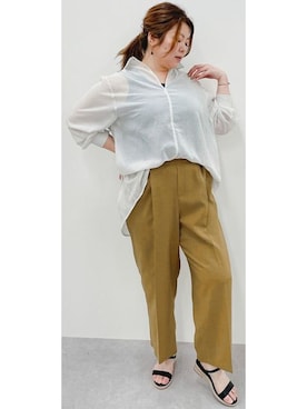 nissen Smile Modelsさん（レディース・172cm）の春コーディネート