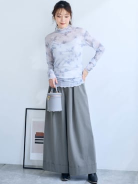 nissen Smile Modelsさん（レディース・163cm）の冬コーディネート