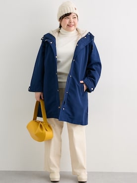 nissen Smile Modelsさん（レディース・158cm）の冬コーディネート