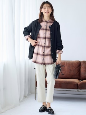 nissen Smile Modelsさん（レディース・170cm）の秋コーディネート