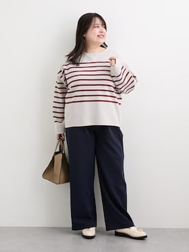 「nissen（ニッセン）のアイテム」を使った、nissen Smile Modelsさん（レディース・158cm）の秋コーディネート