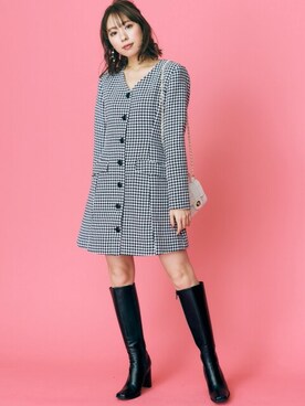 nissen Smile Modelsさん（レディース・162cm）の秋コーディネート