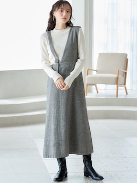 nissen Smile Modelsさん（レディース・166cm）の秋コーディネート