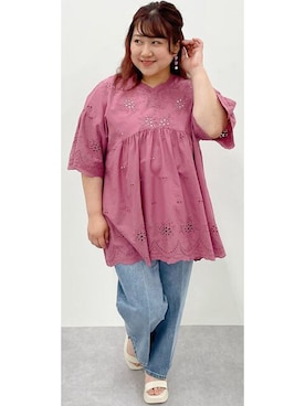 nissen Smile Modelsさん（レディース・155cm）の春コーディネート