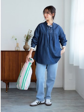 nissen Smile Modelsさん（レディース・160cm）の冬コーディネート
