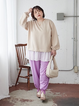 nissen Smile Modelsさん（レディース・158cm）の夏コーディネート