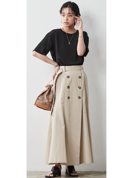 nissen Smile Modelsさん（レディース・167cm）の春コーディネート