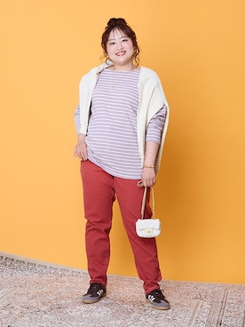 nissen Smile Modelsさん（レディース・160cm）の夏コーディネート