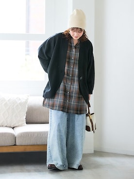 nissen Smile Modelsさん（レディース・160cm）の秋コーディネート