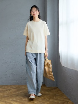 nissen Smile Modelsさん（レディース・167cm）の春コーディネート