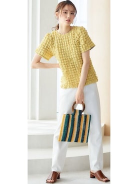 nissen Smile Modelsさん（レディース・166cm）の春コーディネート