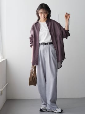 nissen Smile Modelsさん(レディース・165cm)の春コーディネート