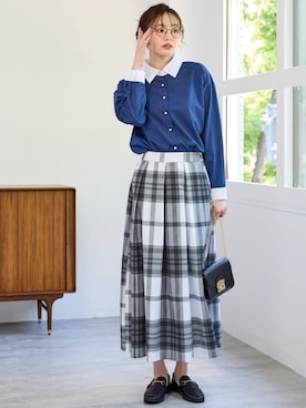 nissen Smile Modelsさん（レディース・167cm）の夏コーディネート