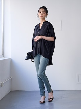 nissen Smile Modelsさん（レディース・165cm）の春コーディネート