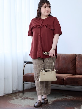 nissen Smile Modelsさん（レディース・158cm）の春コーディネート