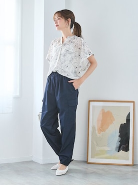 nissen Smile Modelsさん（レディース・165cm）の春コーディネート