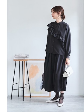 nissen Smile Modelsさん（レディース・165cm）の冬コーディネート