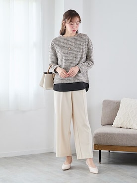 nissen Smile Modelsさん（レディース・167cm）の秋コーディネート
