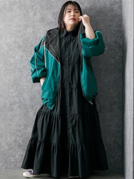 nissen Smile Modelsさん（レディース・158cm）の冬コーディネート