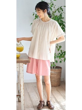 nissen Smile Modelsさん（レディース・162cm）の夏コーディネート