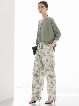 nissen Smile Modelsさん（レディース・169cm）の夏コーディネート