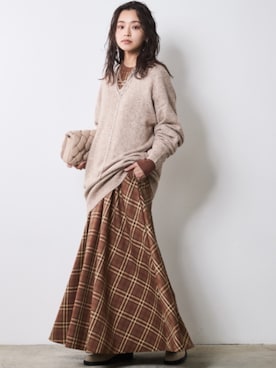 nissen Smile Modelsさん(レディース・163cm)の秋コーディネート