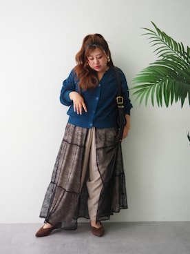 nissen Smile Modelsさん（レディース・160cm）の秋コーディネート