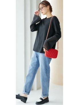 nissen Smile Modelsさん（レディース・166cm）の夏コーディネート