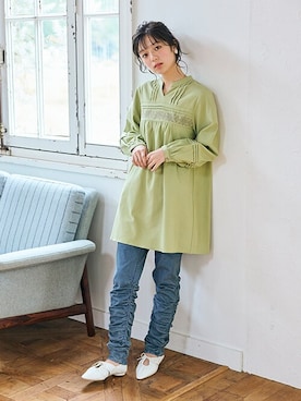 nissen Smile Modelsさん（レディース・162cm）の冬コーディネート