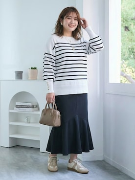 nissen Smile Modelsさん（レディース・160cm）の春コーディネート