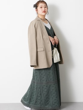 nissen Smile Modelsさん（レディース・160cm）の冬コーディネート