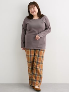 「SMILE LAND（スマイルランド）のアイテム」を使った、nissen Smile Modelsさん（レディース・158cm）の冬コーディネート