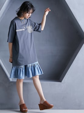 nissen Smile Modelsさん(レディース・163cm)の春コーディネート
