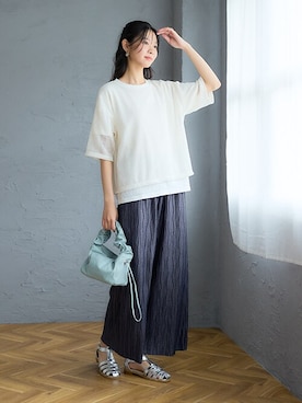 nissen Smile Modelsさん（レディース・167cm）の春コーディネート