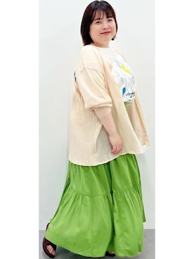 nissen Smile Modelsさん（レディース・158cm）の夏コーディネート